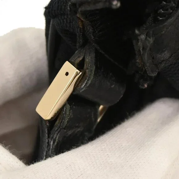 Gucci Black Canvas GG Abbey D Ring Handbag 145750 002404 155675 - Picture 7 of 10